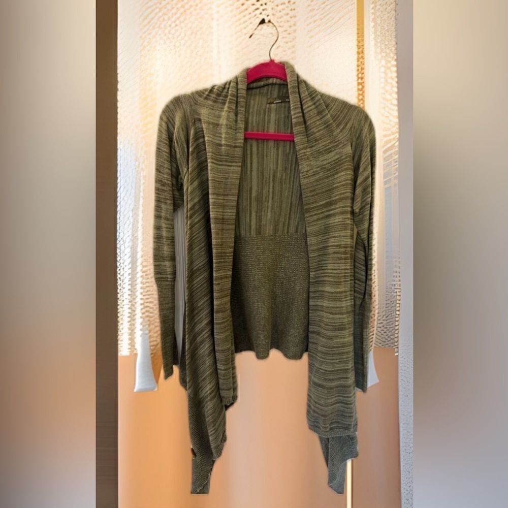 PRANA yoga sweater- green XS